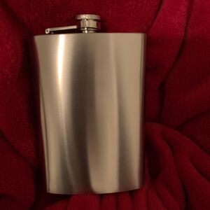 NWOT Top Shelf 12oz Stainless Steel Flask